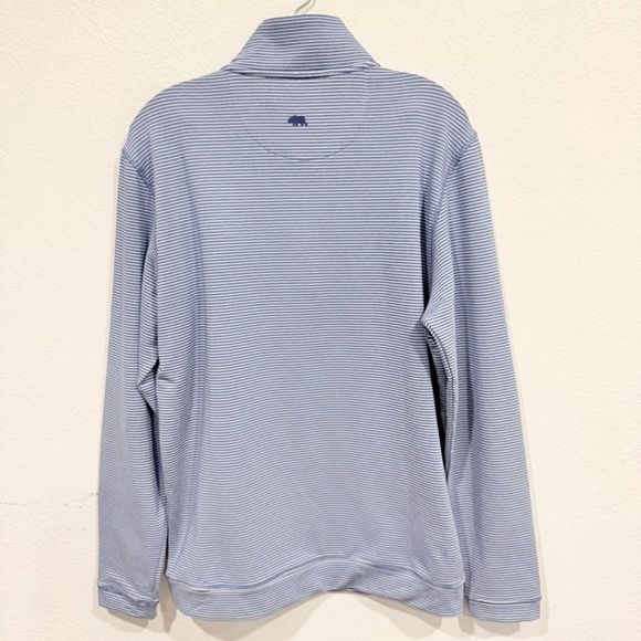 Onward Reserve Hairline Stripe Printed Performance 1/4 Zip Naval Academy Medium - Picture 3 of 4